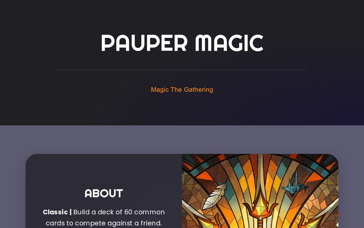Pauper Magic